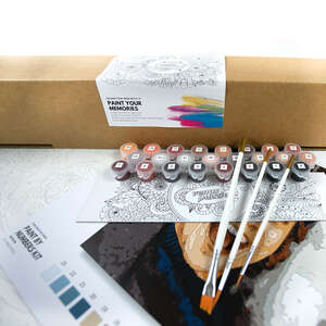 Custom Paint by Numbers 28x20 -  Pieces