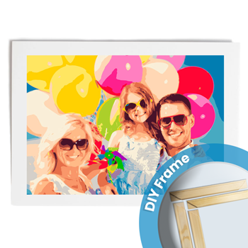 Your photo as paint by numbers 